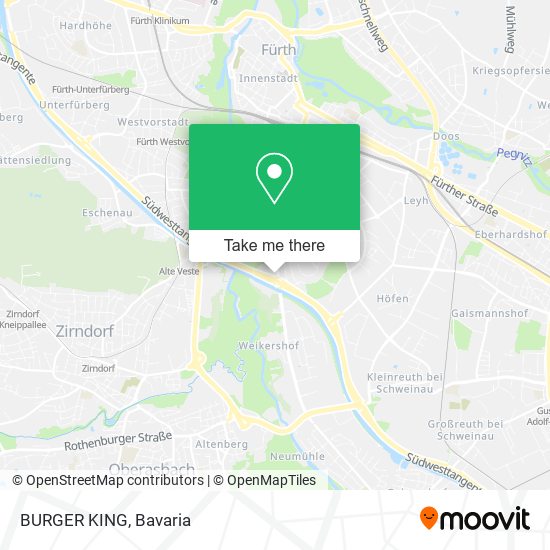 BURGER KING map