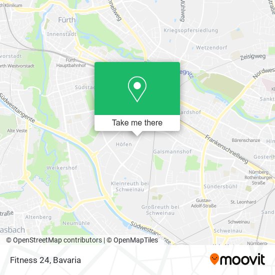 Fitness 24 map