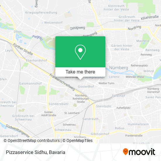 Карта Pizzaservice Sidhu