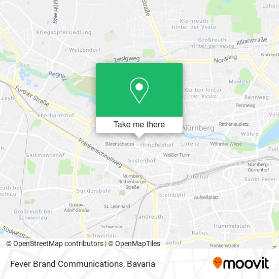 Fever Brand Communications map