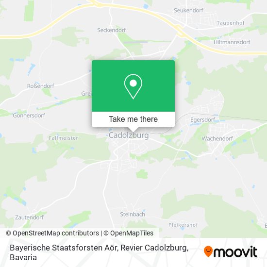 Bayerische Staatsforsten Aör, Revier Cadolzburg map