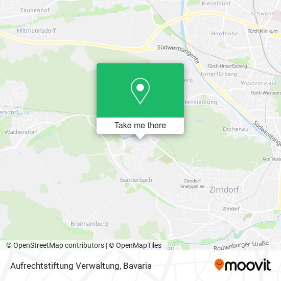 Aufrechtstiftung Verwaltung map