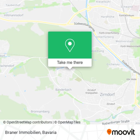 Braner Immobilien map