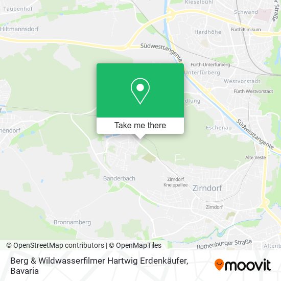 Berg & Wildwasserfilmer Hartwig Erdenkäufer map