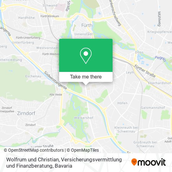 Wolfrum und Christian, Versicherungsvermittlung und Finanzberatung map