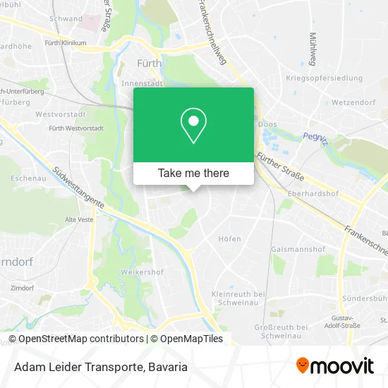 Карта Adam Leider Transporte