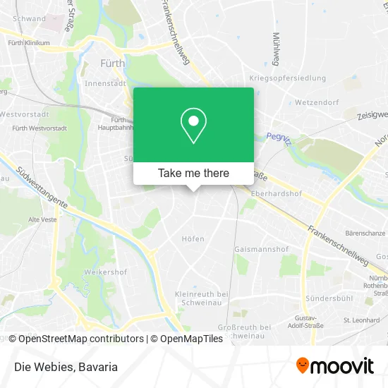 Die Webies map