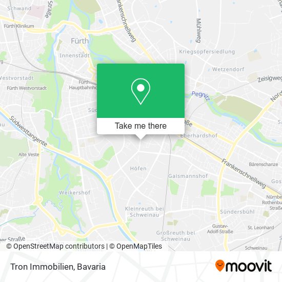 Tron Immobilien map