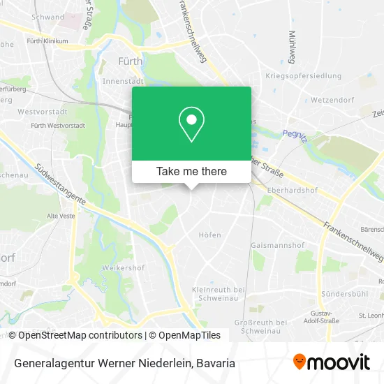 Карта Generalagentur Werner Niederlein