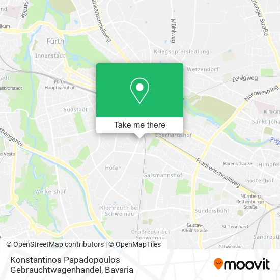 Konstantinos Papadopoulos Gebrauchtwagenhandel map