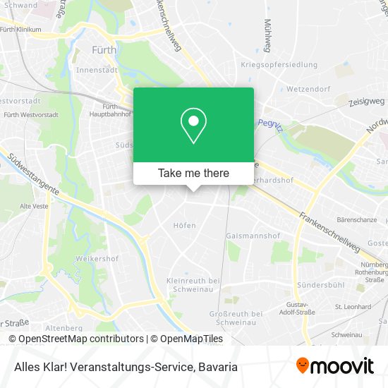 Карта Alles Klar! Veranstaltungs-Service