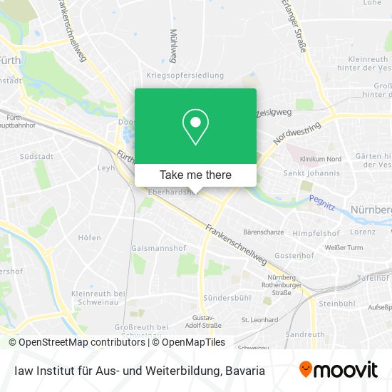 Iaw Institut für Aus- und Weiterbildung map