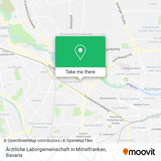 Ärztliche Laborgemeinschaft in Mittelfranken map