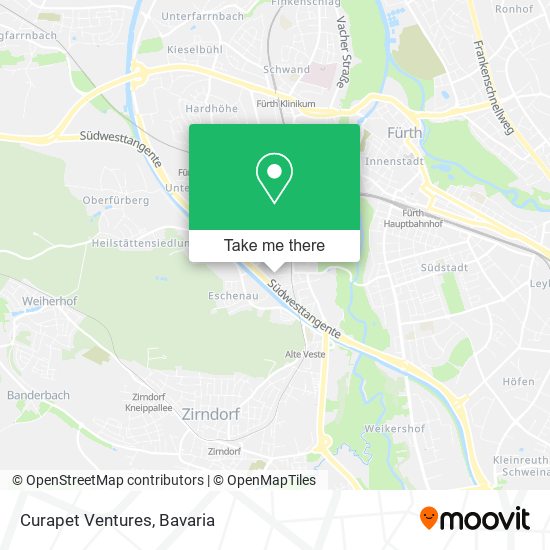 Curapet Ventures map