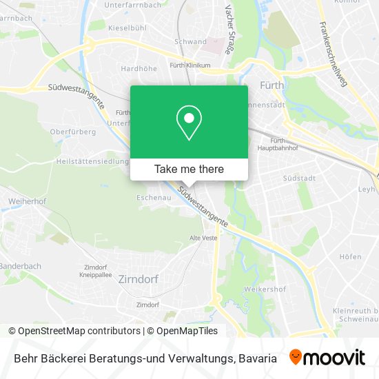 Behr Bäckerei Beratungs-und Verwaltungs map