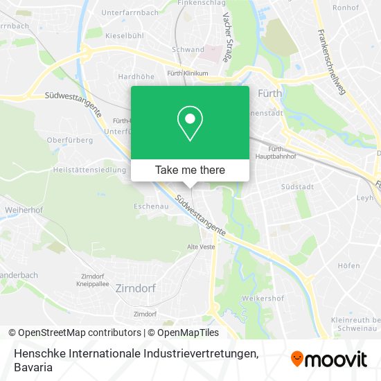 Henschke Internationale Industrievertretungen map