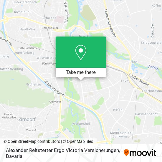 Alexander Reitstetter Ergo Victoria Versicherungen map