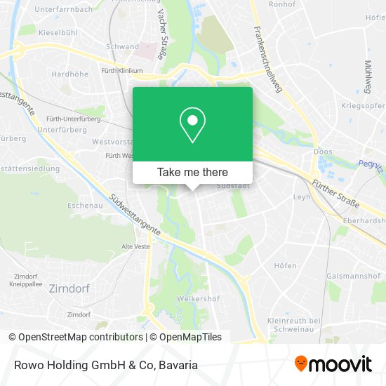 Rowo Holding GmbH & Co map