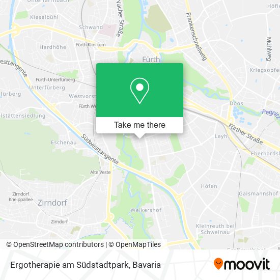 Карта Ergotherapie am Südstadtpark