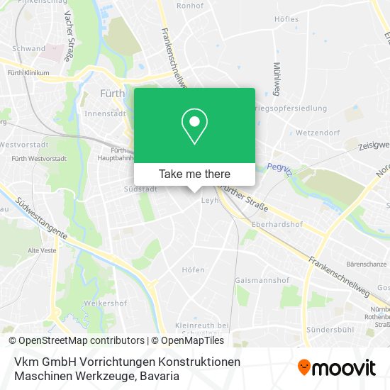 Vkm GmbH Vorrichtungen Konstruktionen Maschinen Werkzeuge map