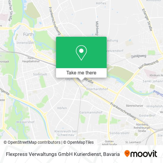 Карта Flexpress Verwaltungs GmbH Kurierdienst