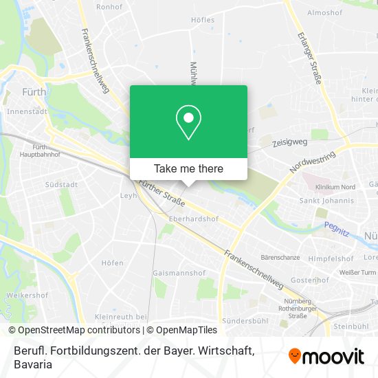 Berufl. Fortbildungszent. der Bayer. Wirtschaft map