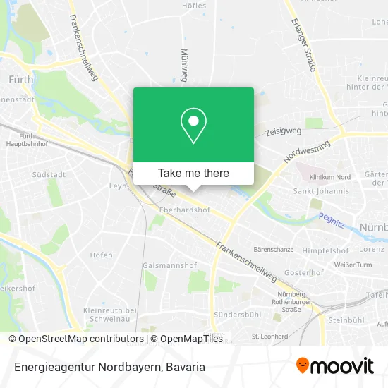 Карта Energieagentur Nordbayern