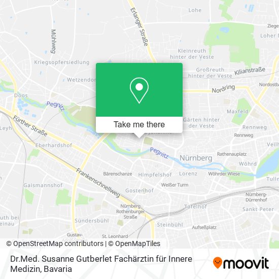 Dr.Med. Susanne Gutberlet Fachärztin für Innere Medizin map