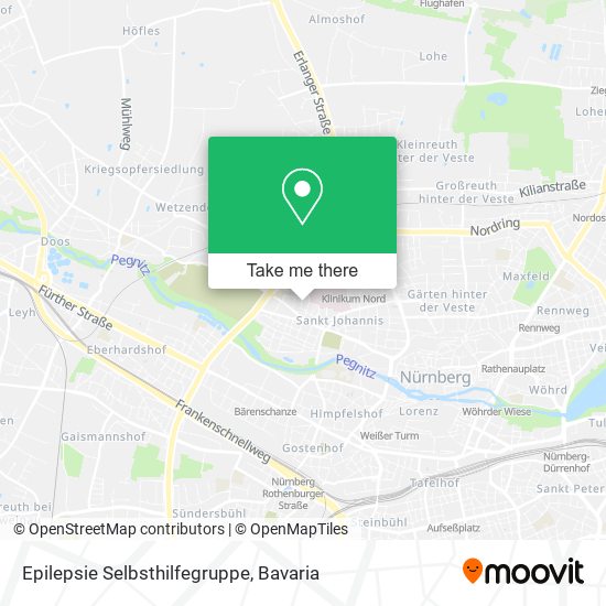 Epilepsie Selbsthilfegruppe map