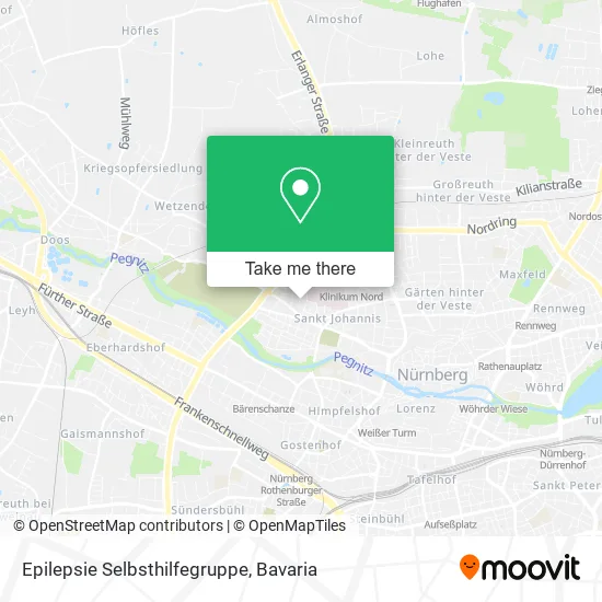 Карта Epilepsie Selbsthilfegruppe
