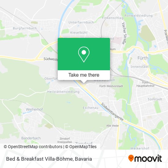 Bed & Breakfast Villa-Böhme map
