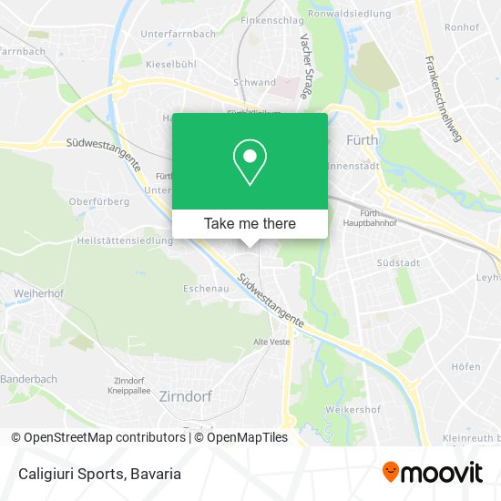 Caligiuri Sports map