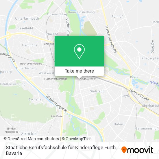 Staatliche Berufsfachschule für Kinderpflege Fürth map