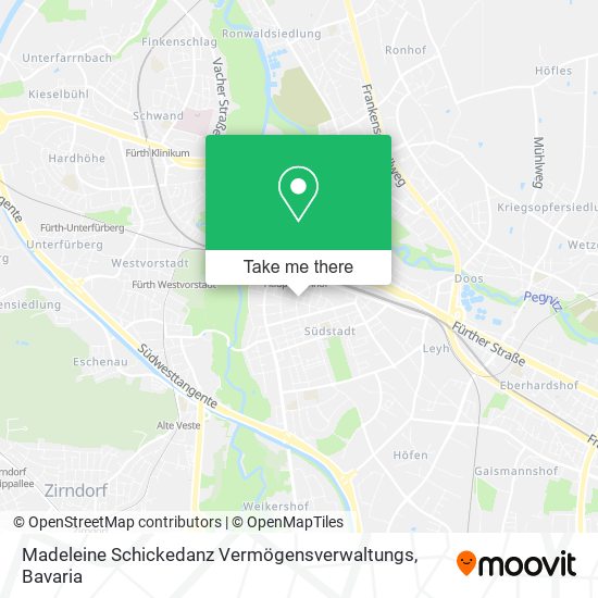 Madeleine Schickedanz Vermögensverwaltungs map