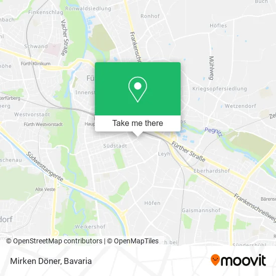 Карта Mirken Döner