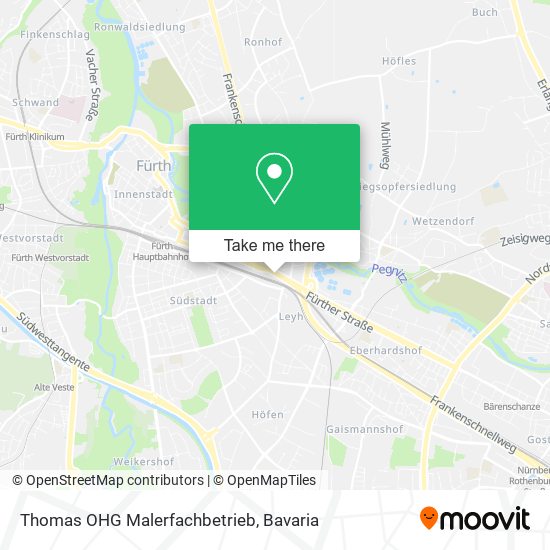 Thomas OHG Malerfachbetrieb map