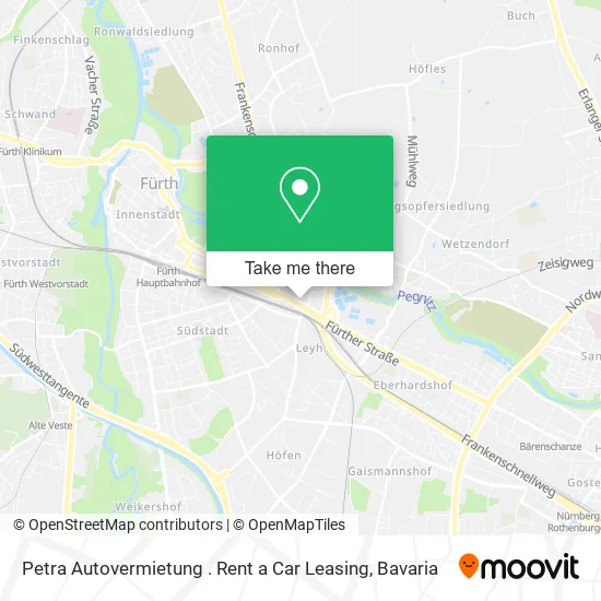 Карта Petra Autovermietung . Rent a Car Leasing