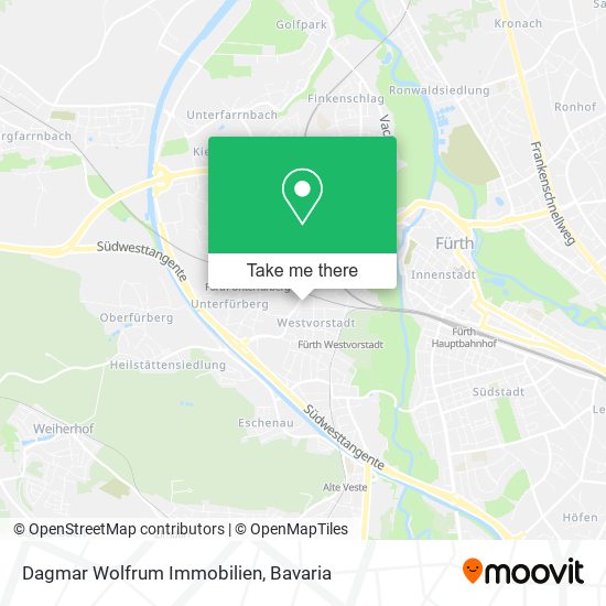 Dagmar Wolfrum Immobilien map
