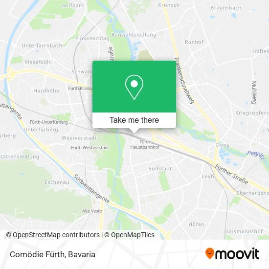 Карта Comödie Fürth