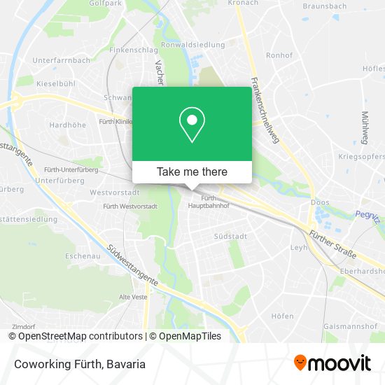 Coworking Fürth map