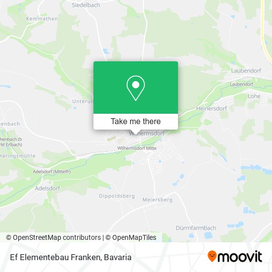 Ef Elementebau Franken map