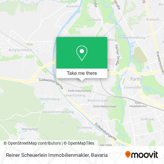 Reiner Scheuerlein Immobilienmakler map