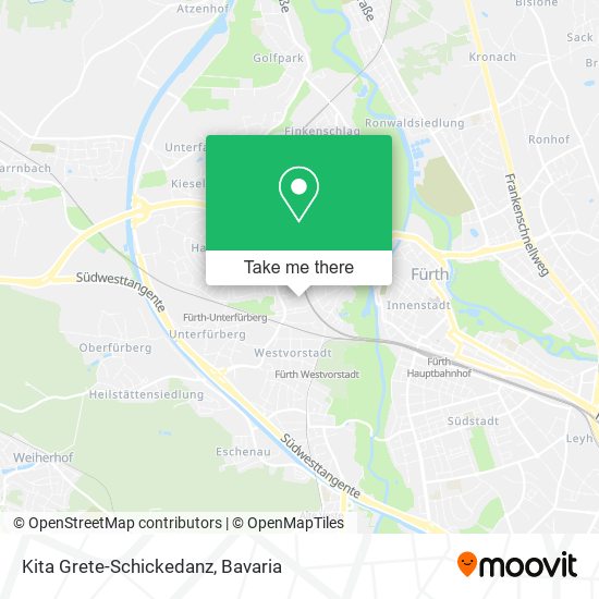 Kita Grete-Schickedanz map