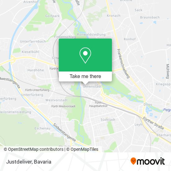 Justdeliver map