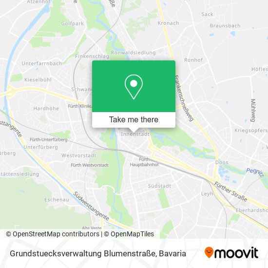 Grundstuecksverwaltung Blumenstraße map