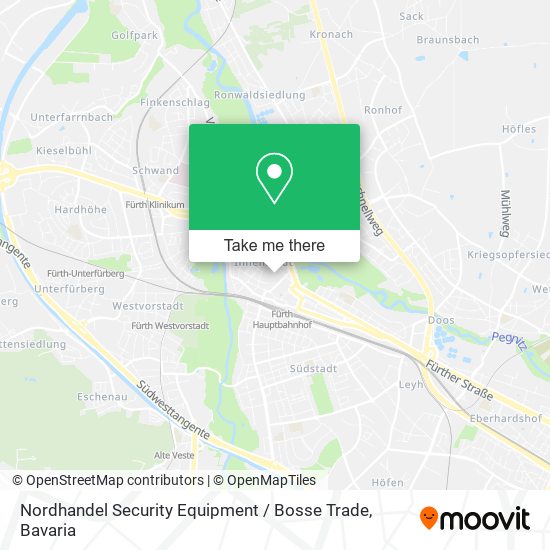 Nordhandel Security Equipment / Bosse Trade map