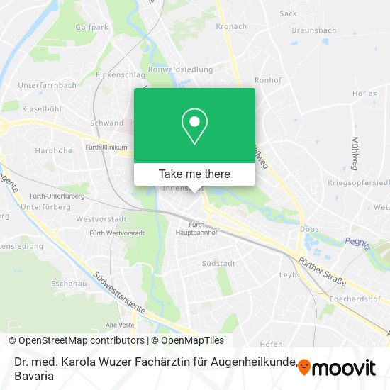 Dr. med. Karola Wuzer Fachärztin für Augenheilkunde map