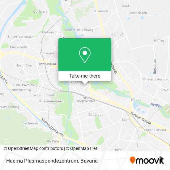 Haema Plasmaspendezentrum map