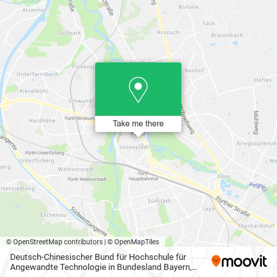 Deutsch-Chinesischer Bund für Hochschule für Angewandte Technologie in Bundesland Bayern map