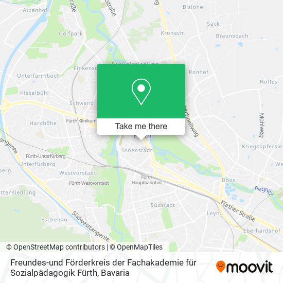 Freundes-und Förderkreis der Fachakademie für Sozialpädagogik Fürth map